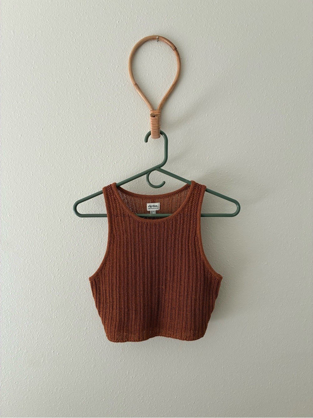 Rhythm Rust Knit Tank top